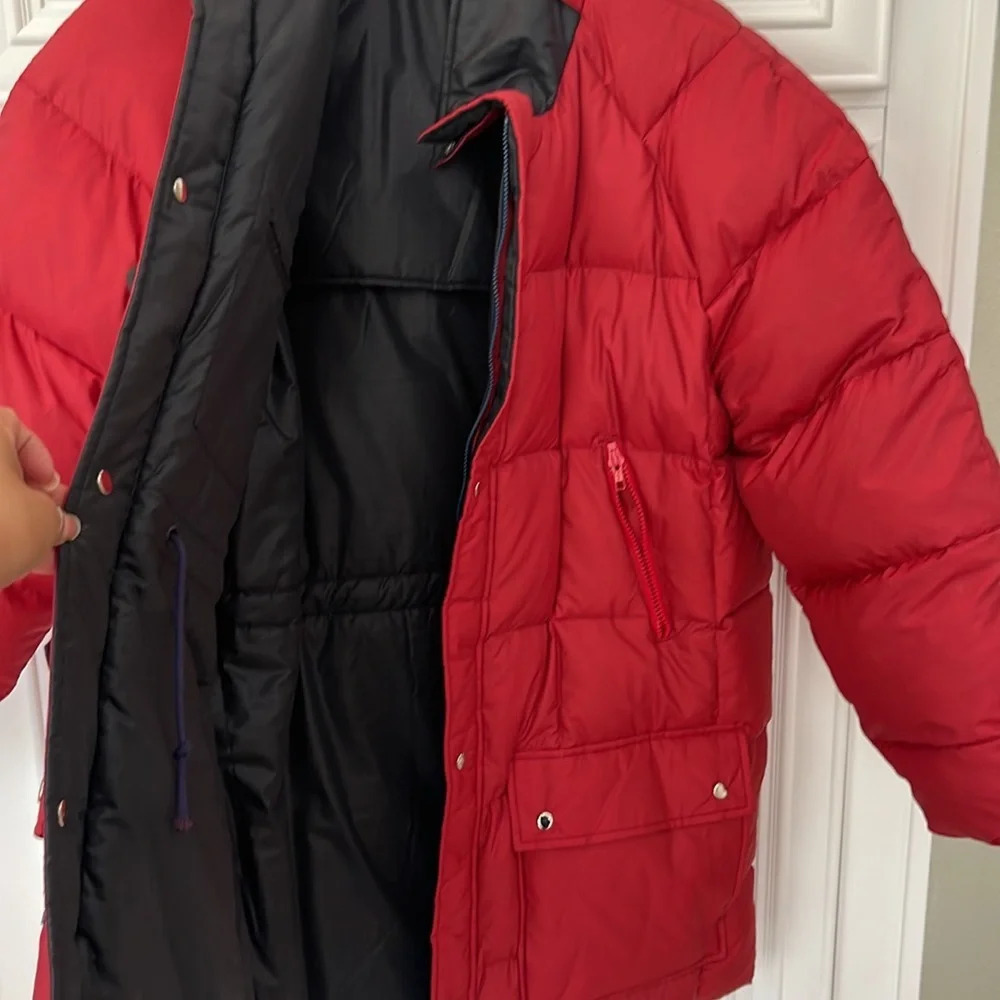 Reversible Puffer Jacket Red Black size UNKNOWN Large/XL (read Sz description) - Picture 15 of 16